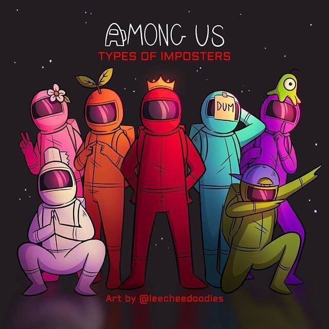 Among Us Win Screen